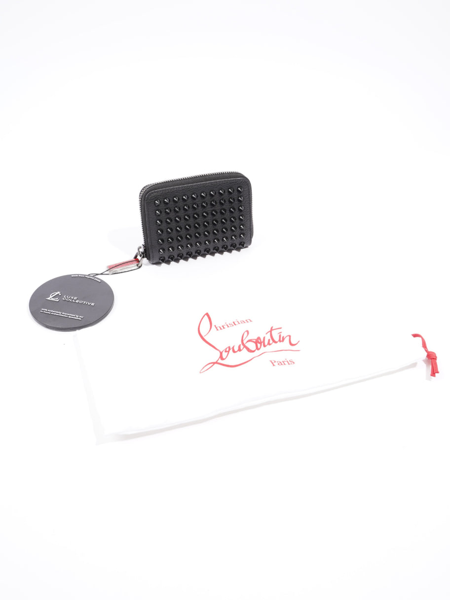 Christian Louboutin Panettone Coin Purse Black Calfskin Leather Image 5