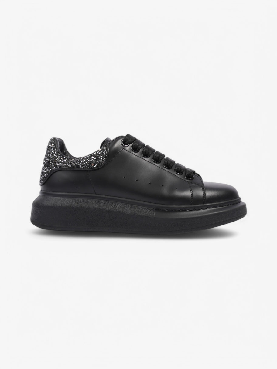 Alexander McQueen Oversized Sneakers Black / Glitter Tab Leather EU 37 UK 4 Image 1