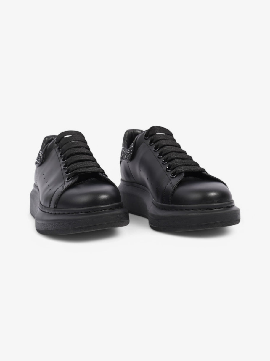 Alexander McQueen Oversized Sneakers Black / Glitter Tab Leather EU 37 UK 4 Image 2