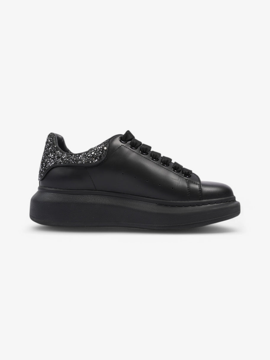 Alexander McQueen Oversized Sneakers Black / Glitter Tab Leather EU 37 UK 4 Image 4