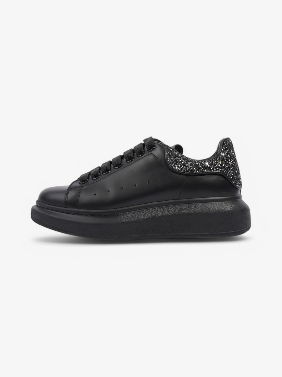 Alexander McQueen Oversized Sneakers Black / Glitter Tab Leather EU 37 UK 4 Image 5
