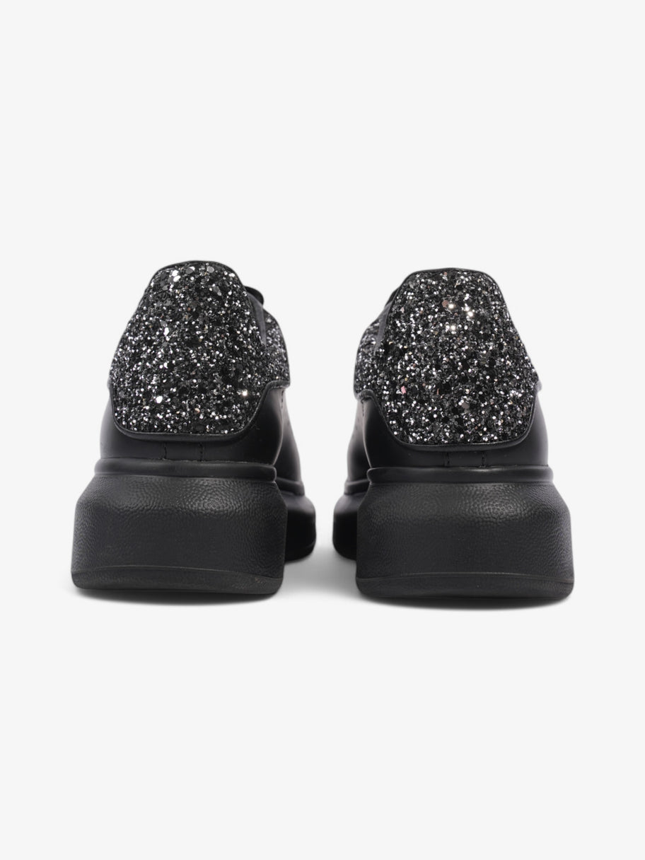 Alexander McQueen Oversized Sneakers Black / Glitter Tab Leather EU 37 UK 4 Image 6