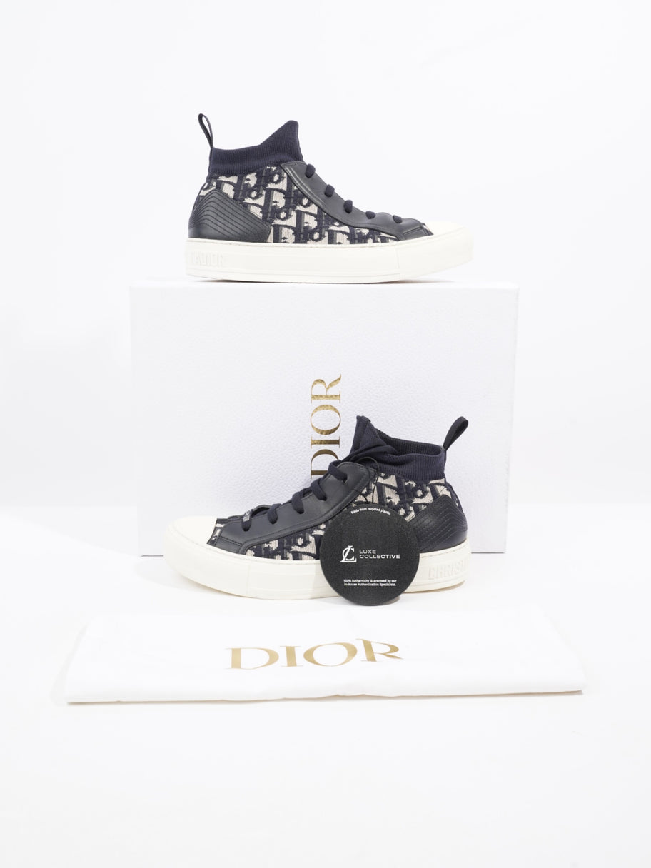 Christian Dior Walk n' Dior Navy / White Cotton EU 37 UK 4 Image 10