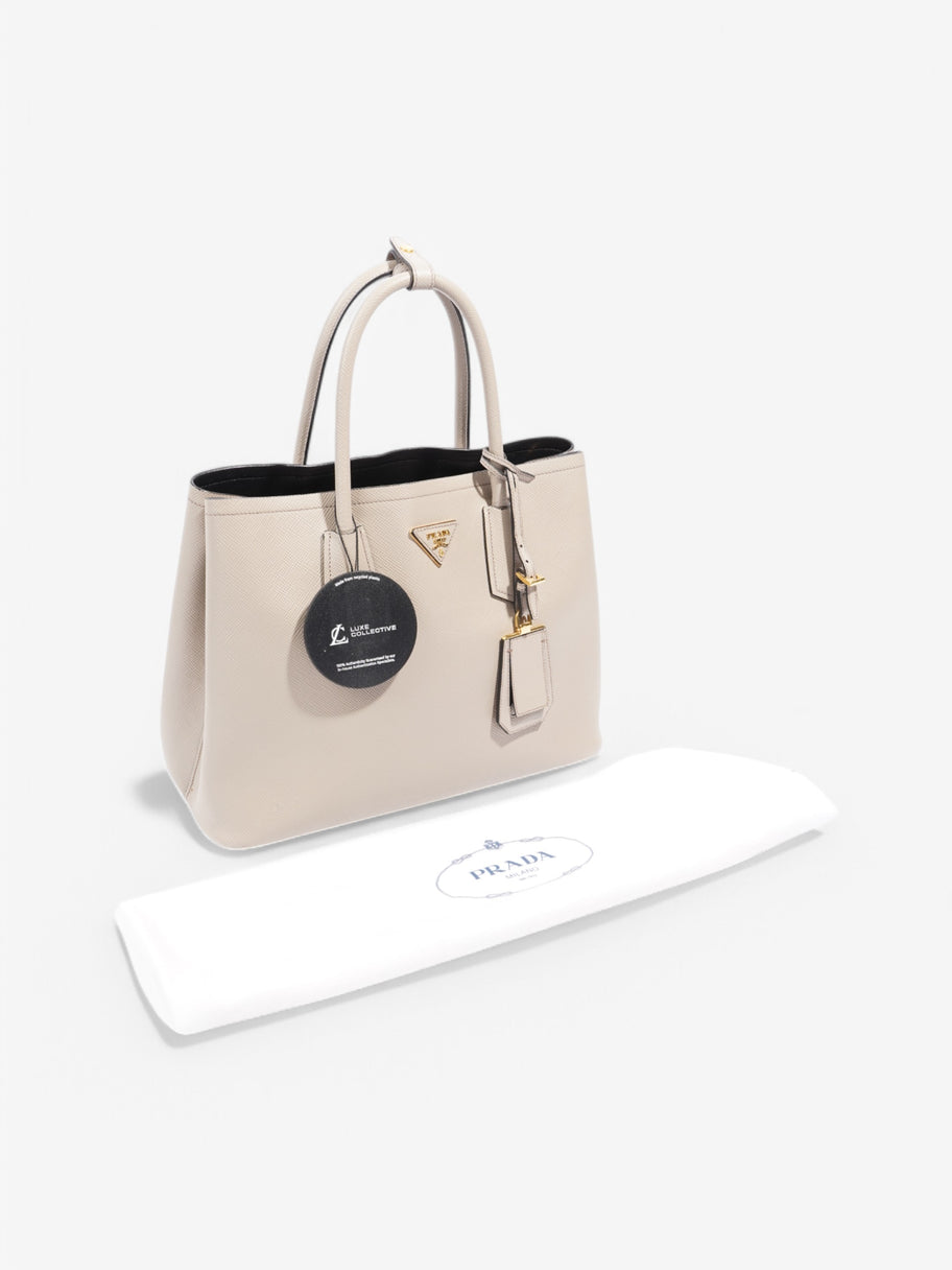 Prada Galleria Greige Saffiano Leather Large Image 10