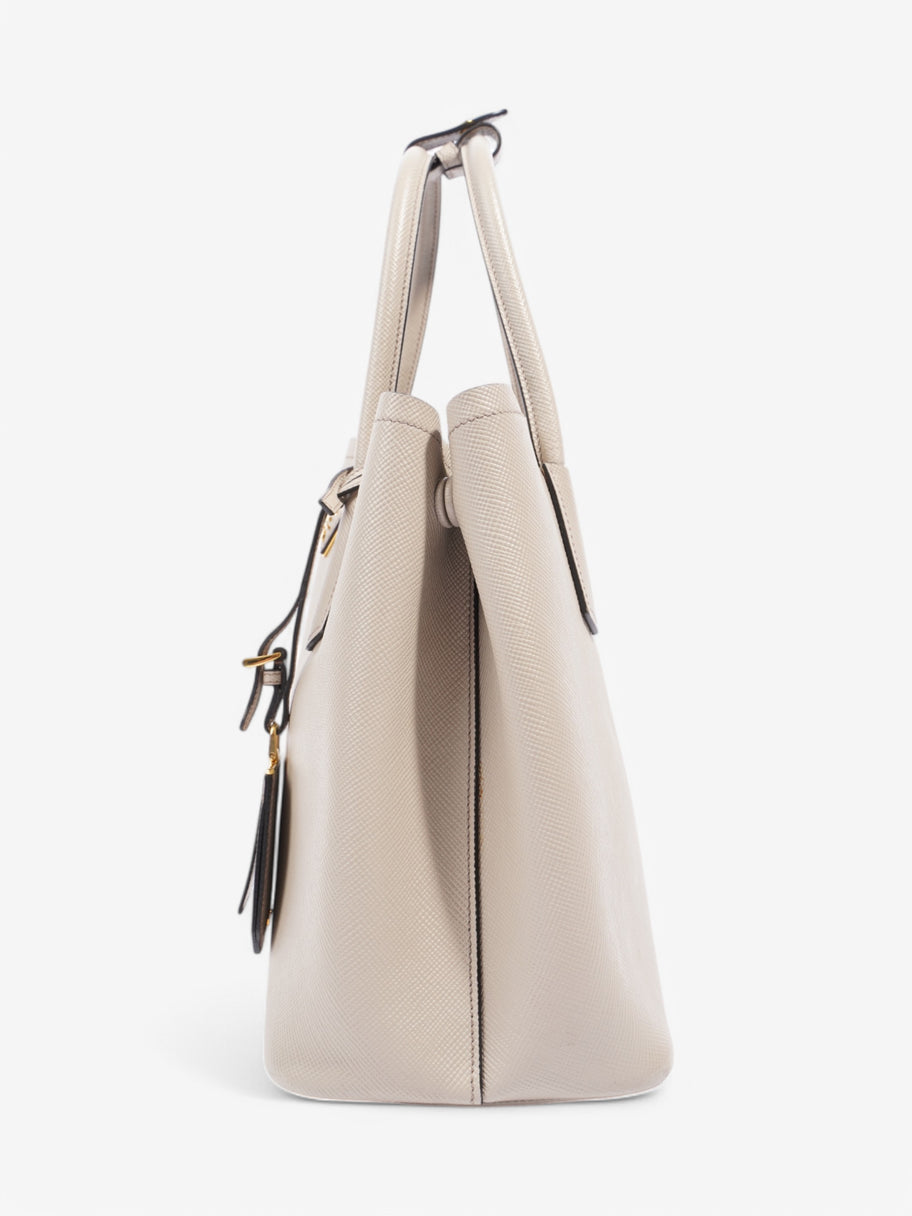 Prada Galleria Greige Saffiano Leather Large Image 3