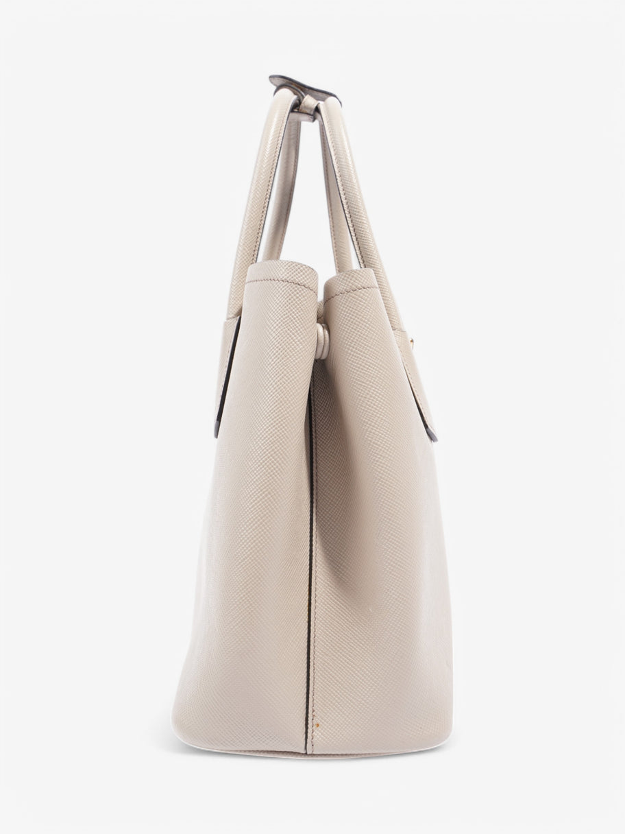 Prada Galleria Greige Saffiano Leather Large Image 5