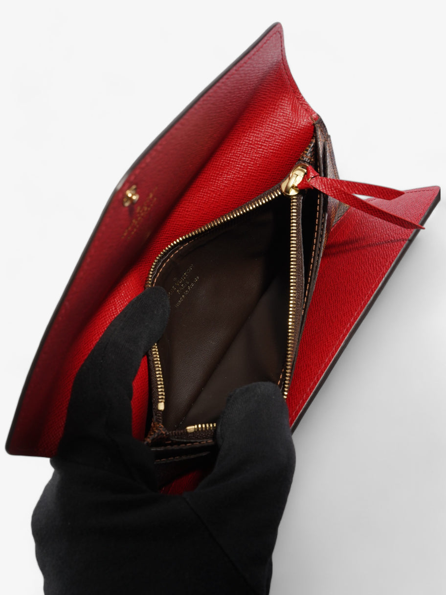 Louis Vuitton Josephine Damier Ebene / Red Coated Canvas Image 6