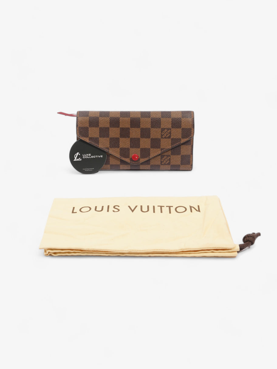 Louis Vuitton Josephine Damier Ebene / Red Coated Canvas Image 7