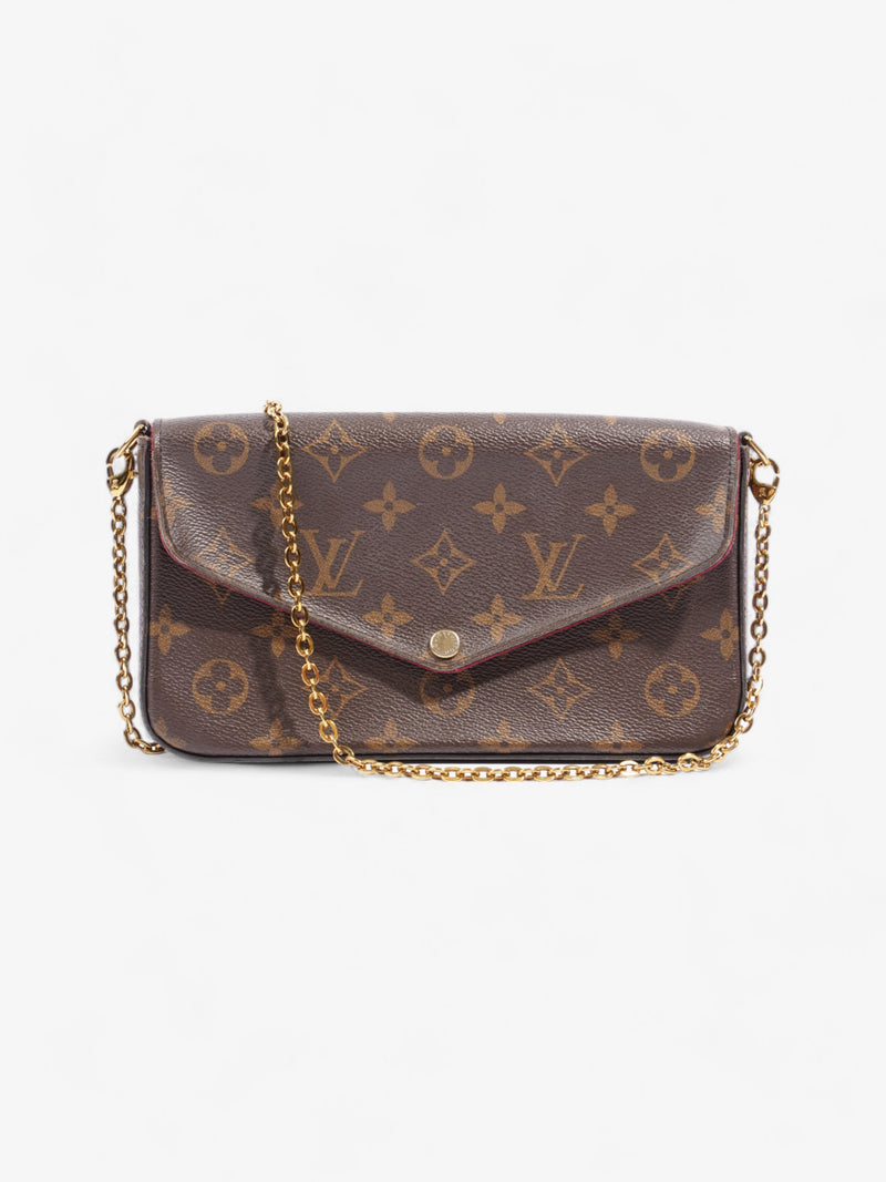  Louis Vuitton Pochette Felicie  Monogram