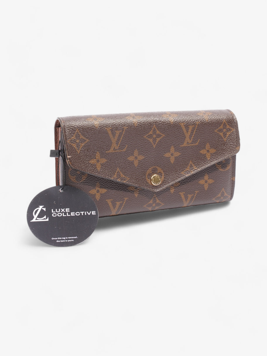 Louis Vuitton Sarah Wallet Monogram Coated Canvas Image 9