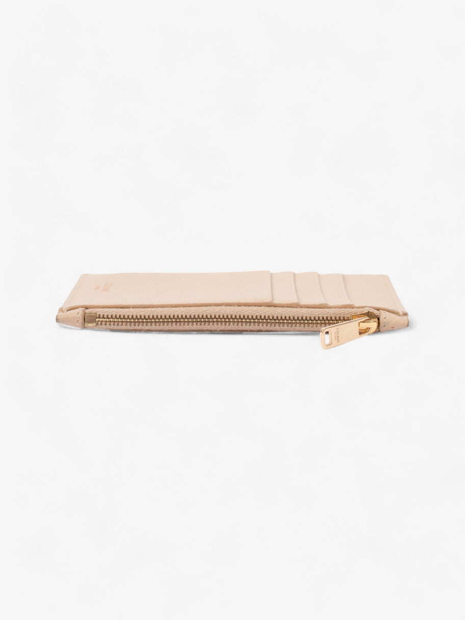 Celine Card and Coin Purse Beige Leather Image 6