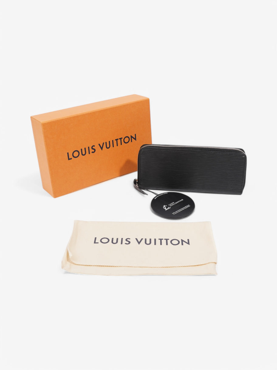 Louis Vuitton Clemence Wallet Black Epi Leather Image 7