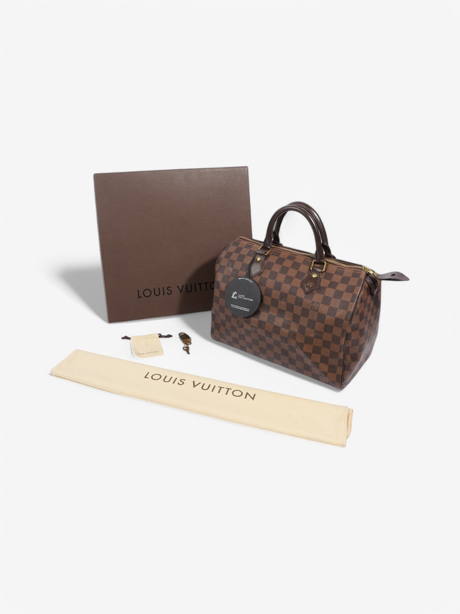 Louis Vuitton Speedy Damier Ebene Coated Canvas 30 Image 10