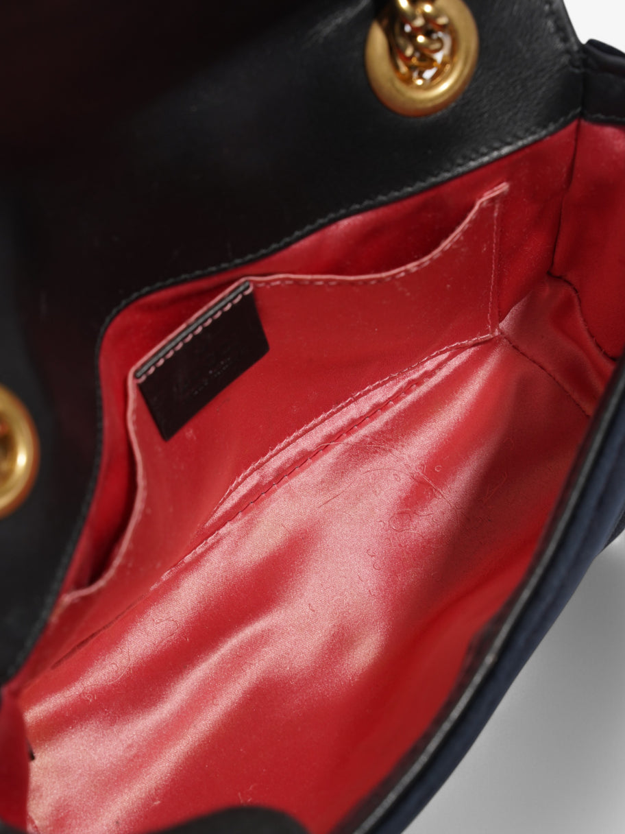 Gucci Marmont Flap Black Velvet Mini Image 10