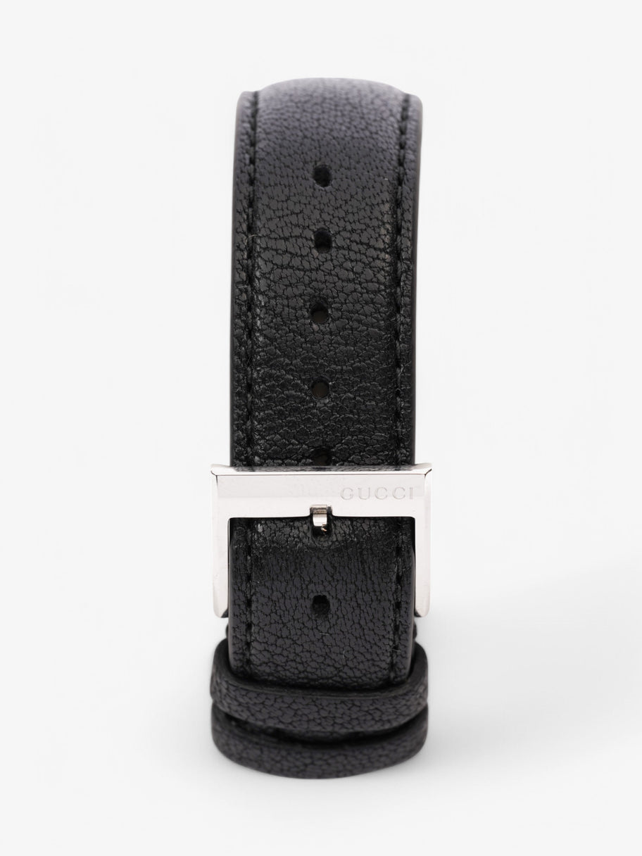 Gucci G-Timeless YA126365 Black / Silver Stainless Steel & Leather Strap 40mm Image 3