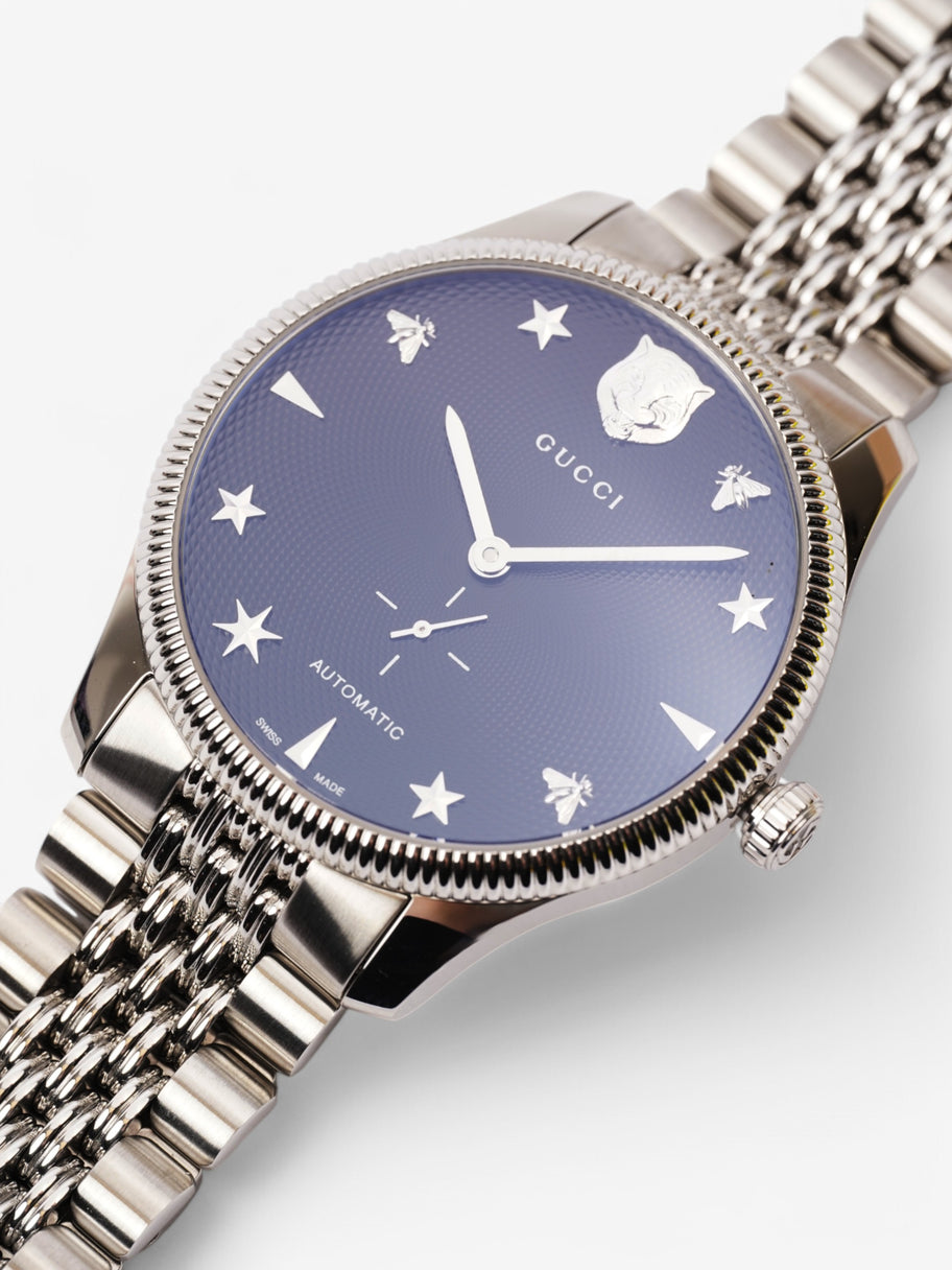 Gucci G-Timeless 126.3 Black / Silver Stainless Steel 40mm Image 5