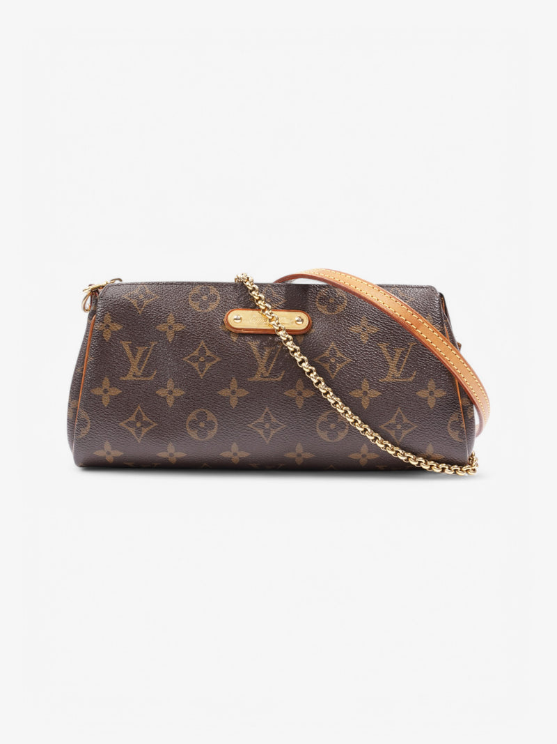 Louis Vuitton Eva Clutch Monogram Coated Canvas