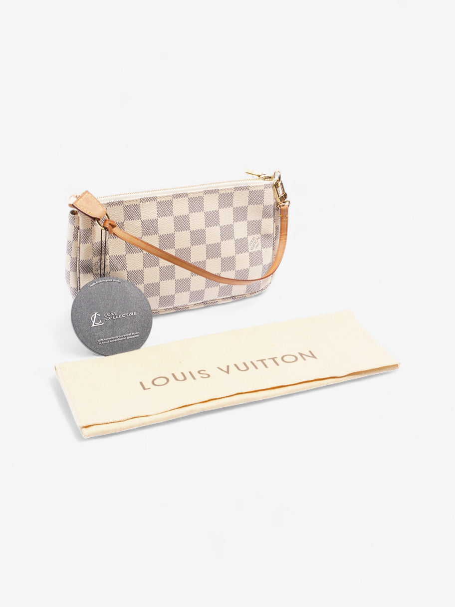 Louis Vuitton Pochette Accessoires Damier Azur Coated Canvas Image 9