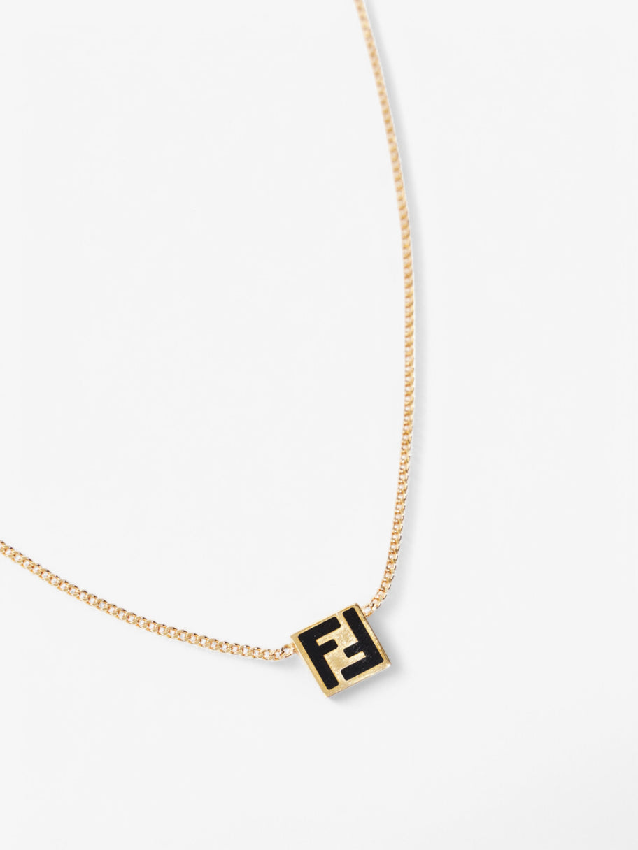 Fendi Forever Fendi Necklace Gold / black Base Metal Image 2