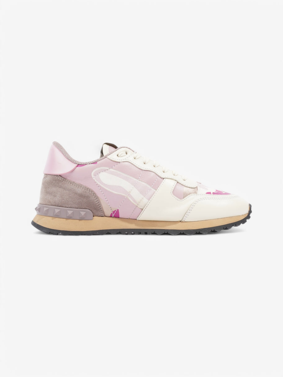 Valentino Rockrunner Sneakers Cream / Pink / Grey Leather EU 38.5 UK 5.5 Image 4