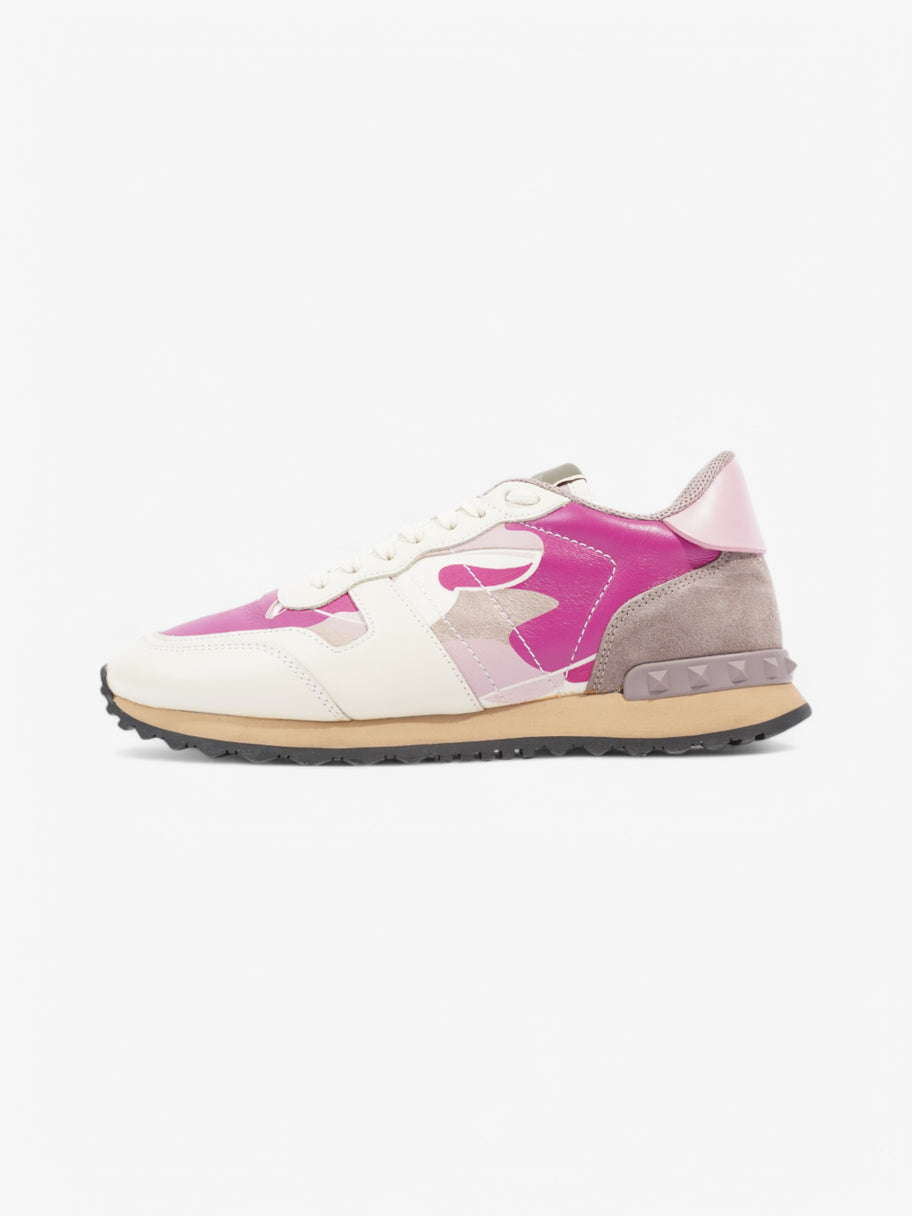 Valentino Rockrunner Sneakers Cream / Pink / Grey Leather EU 38.5 UK 5.5 Image 5