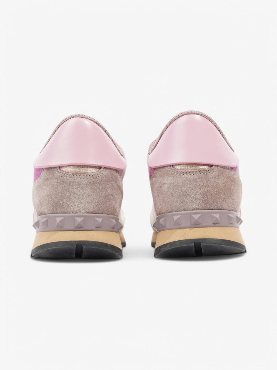 Valentino Rockrunner Sneakers Cream / Pink / Grey Leather EU 38.5 UK 5.5 Image 6