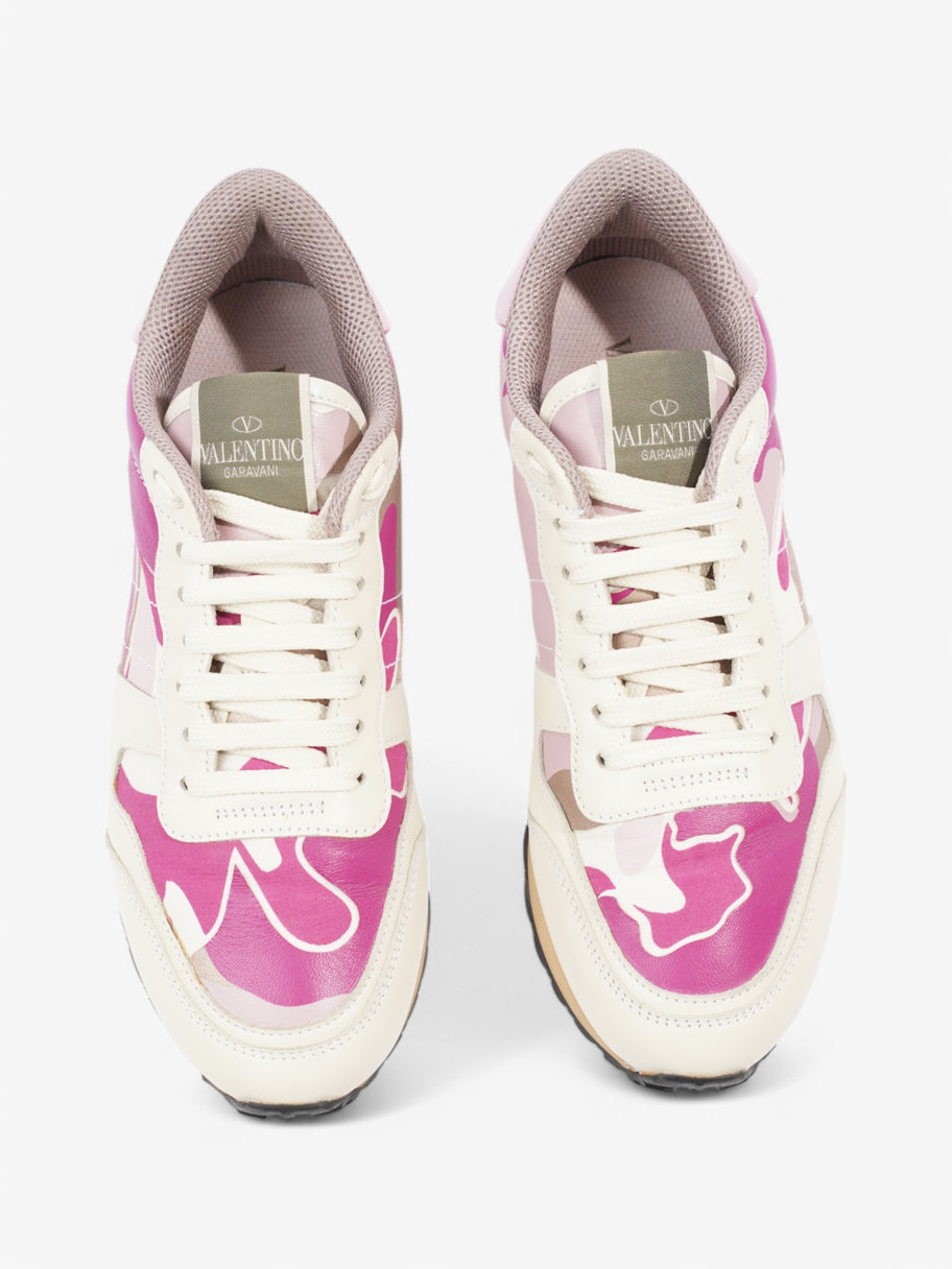 Valentino Rockrunner Sneakers Cream / Pink / Grey Leather EU 38.5 UK 5.5 Image 8