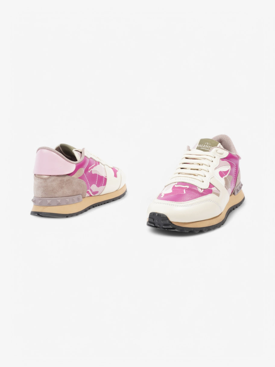 Valentino Rockrunner Sneakers Cream / Pink / Grey Leather EU 38.5 UK 5.5 Image 9