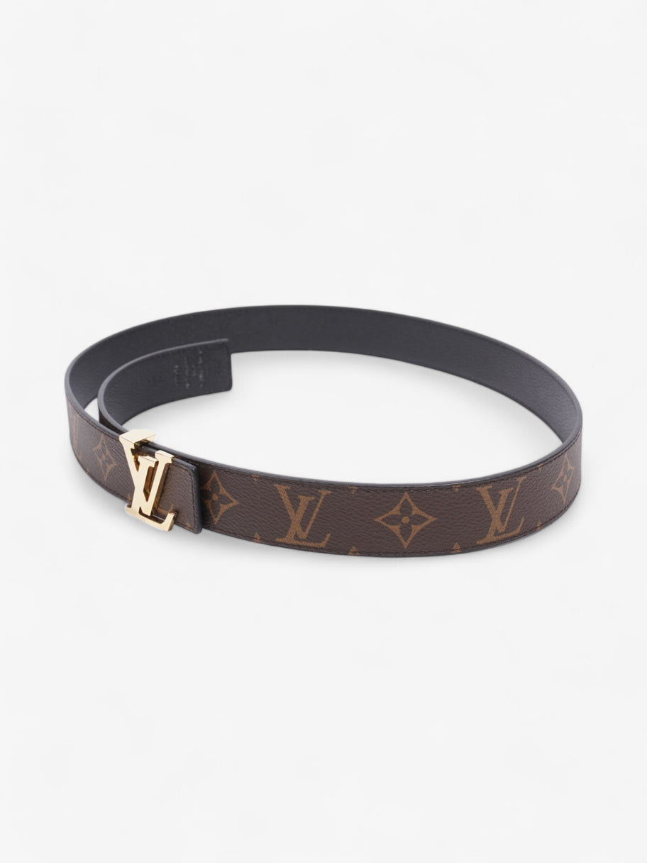 Louis Vuitton 30mm Reversible Belt Monogram / Black Coated Canvas 85cm 34