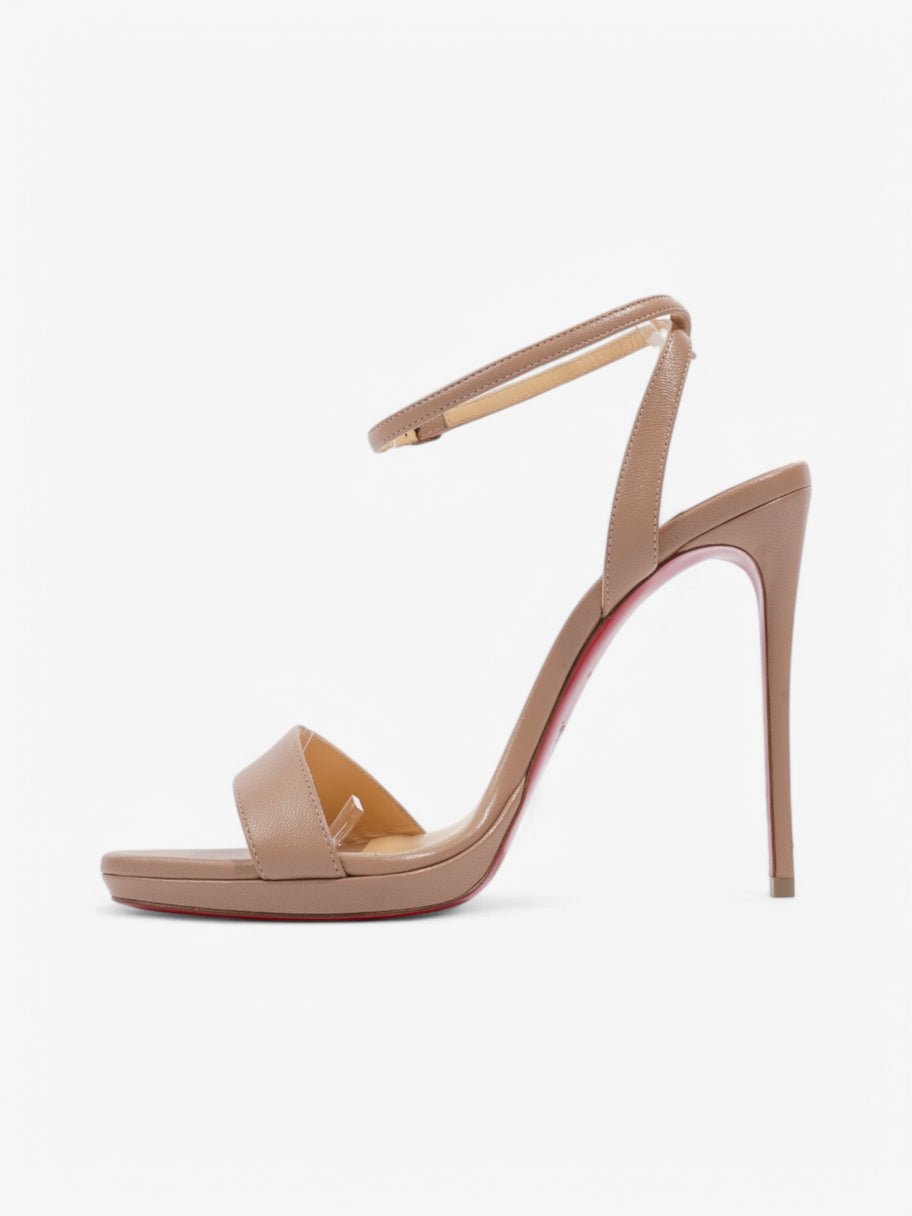 Christian Louboutin Loubi Queen 120 Nude Leather EU 39 UK 6 Image 3