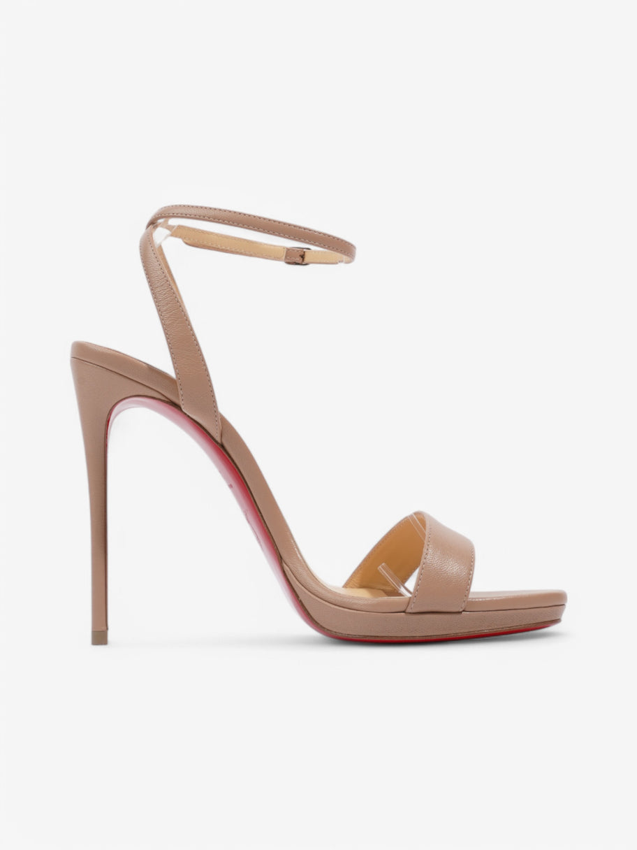 Christian Louboutin Loubi Queen 120 Nude Leather EU 39 UK 6 Image 4