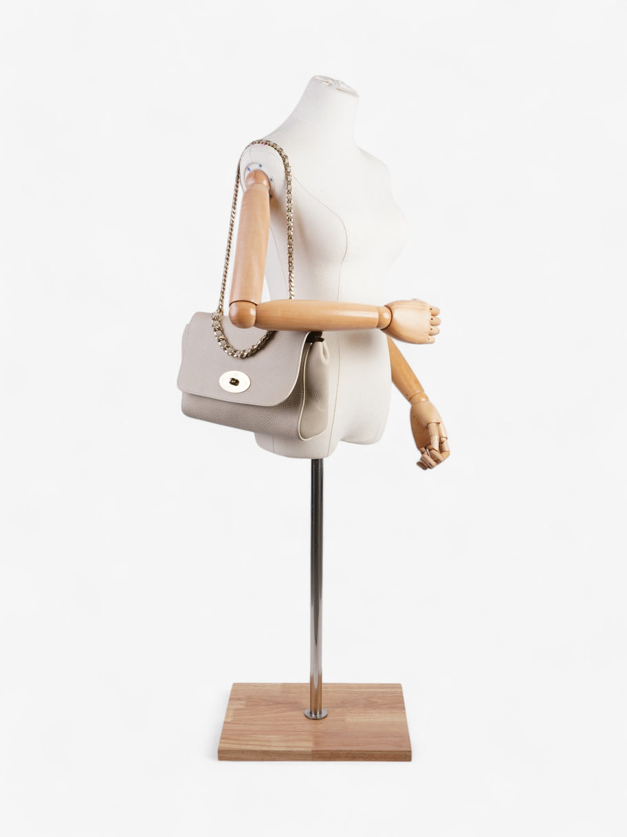 Mulberry Lily Top Handle Bag Chalk Grained Leather Image 2