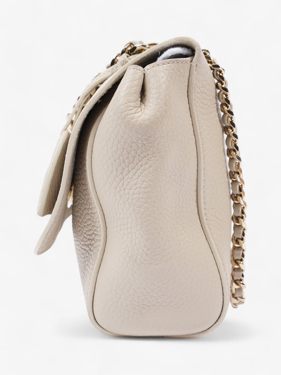 Mulberry Lily Top Handle Bag Chalk Grained Leather Image 3