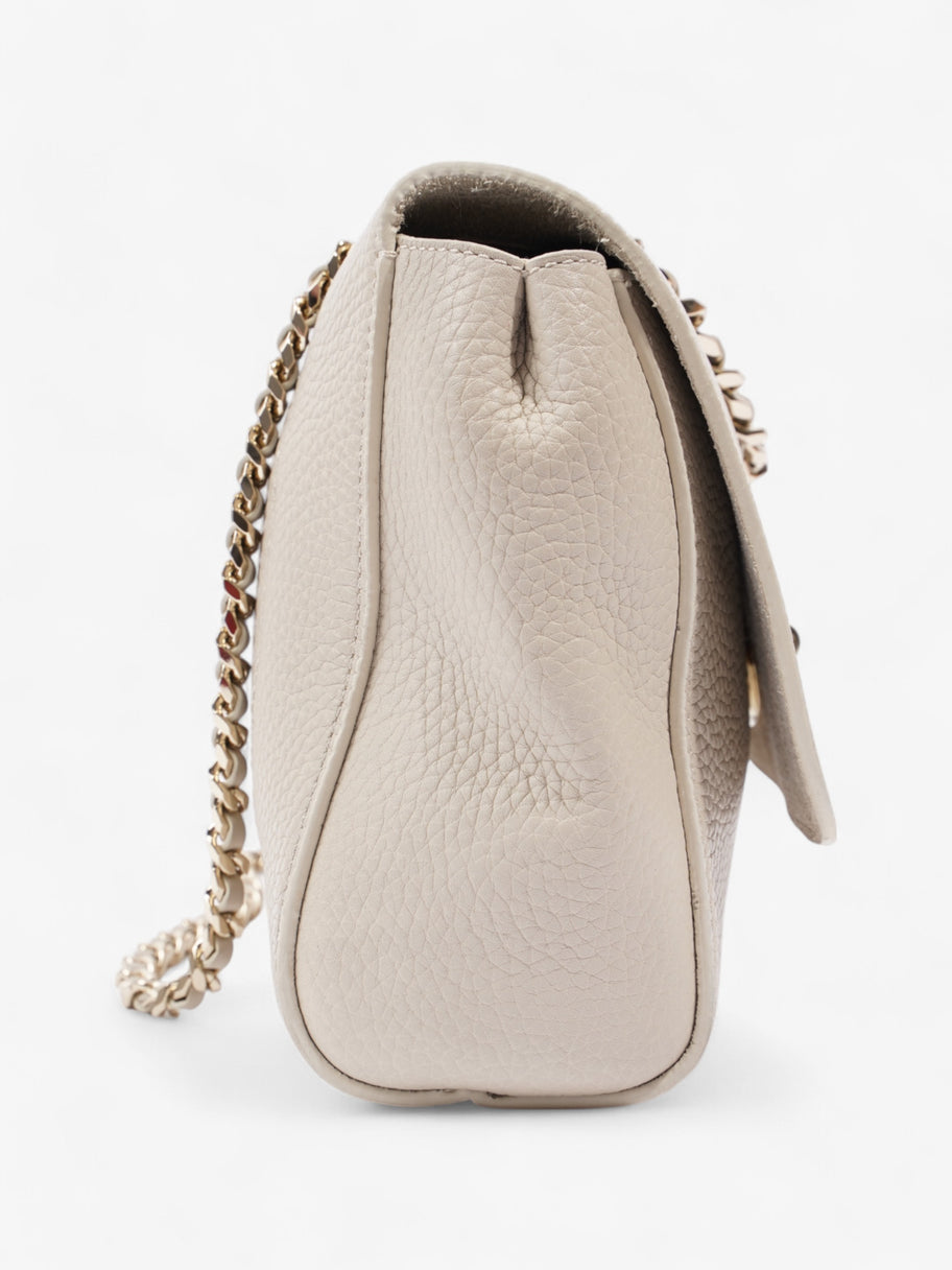 Mulberry Lily Top Handle Bag Chalk Grained Leather Image 5