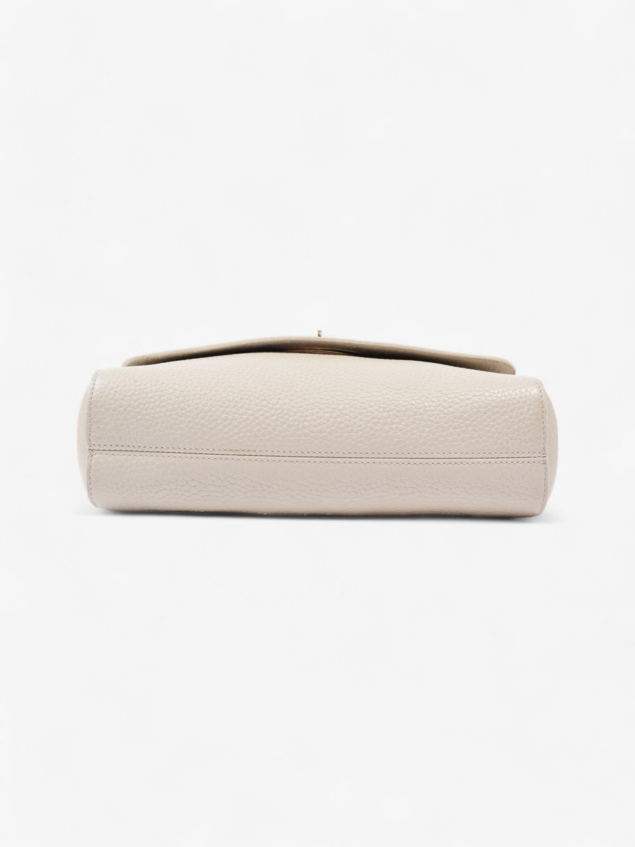 Mulberry Lily Top Handle Bag Chalk Grained Leather Image 6