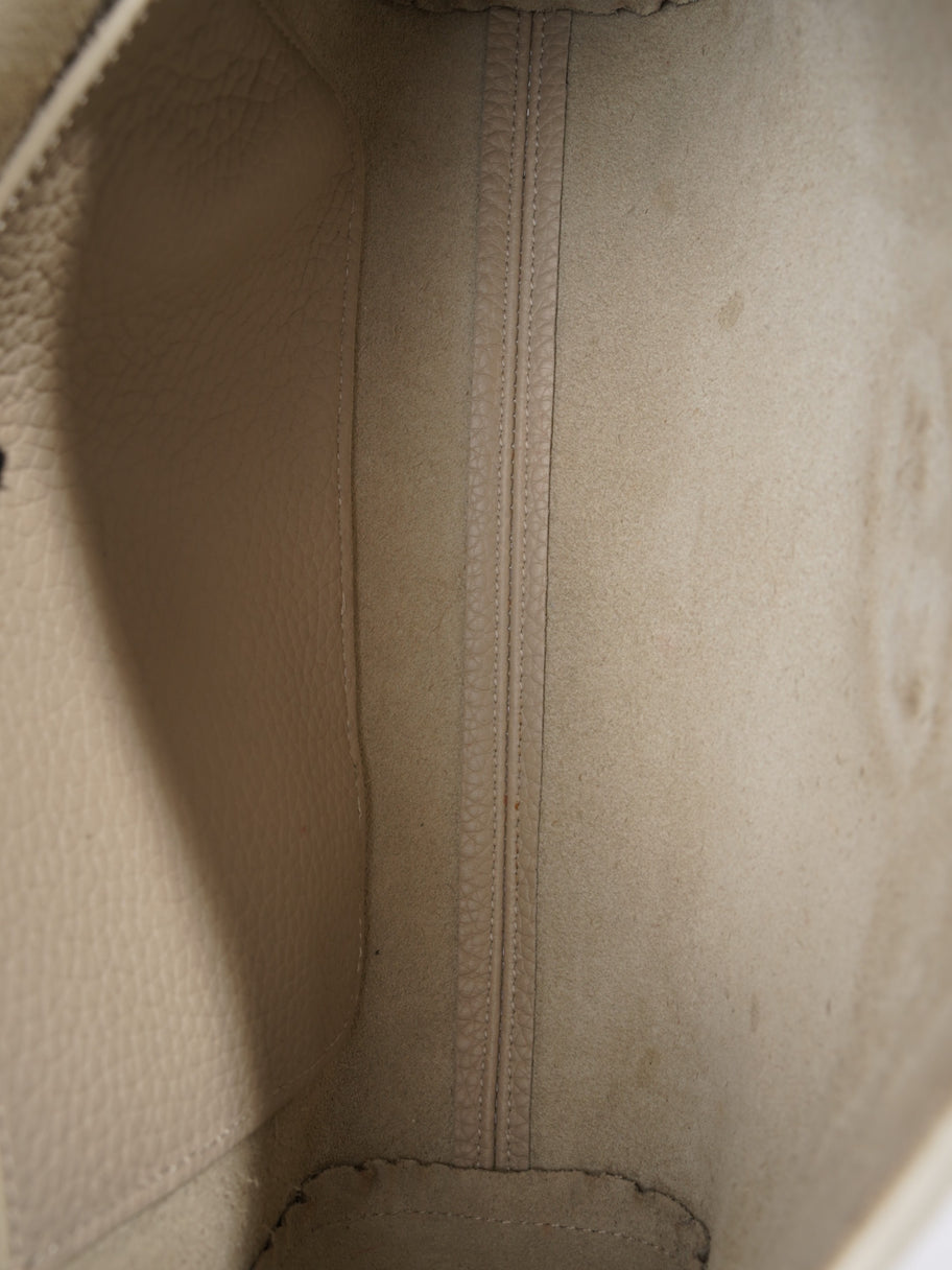 Mulberry Lily Top Handle Bag Chalk Grained Leather Image 8