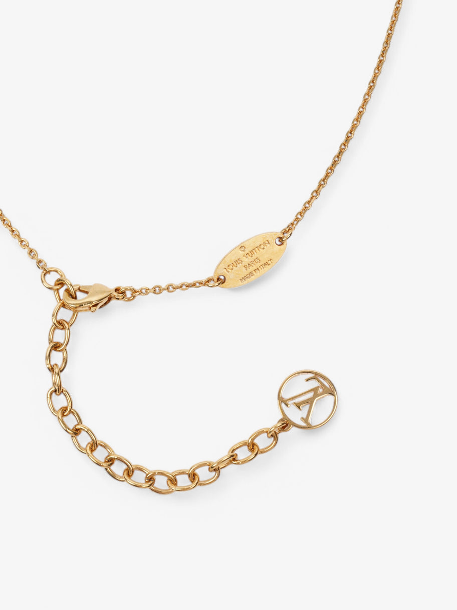 Louis Vuitton LV & Me Necklace (Letter A) Gold Base Metal Image 2