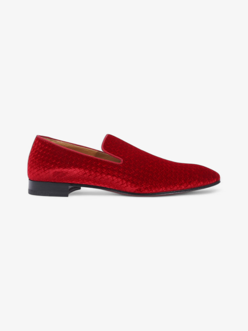  Christian Louboutin Dandelion Red Velvet EU 43 UK 9
