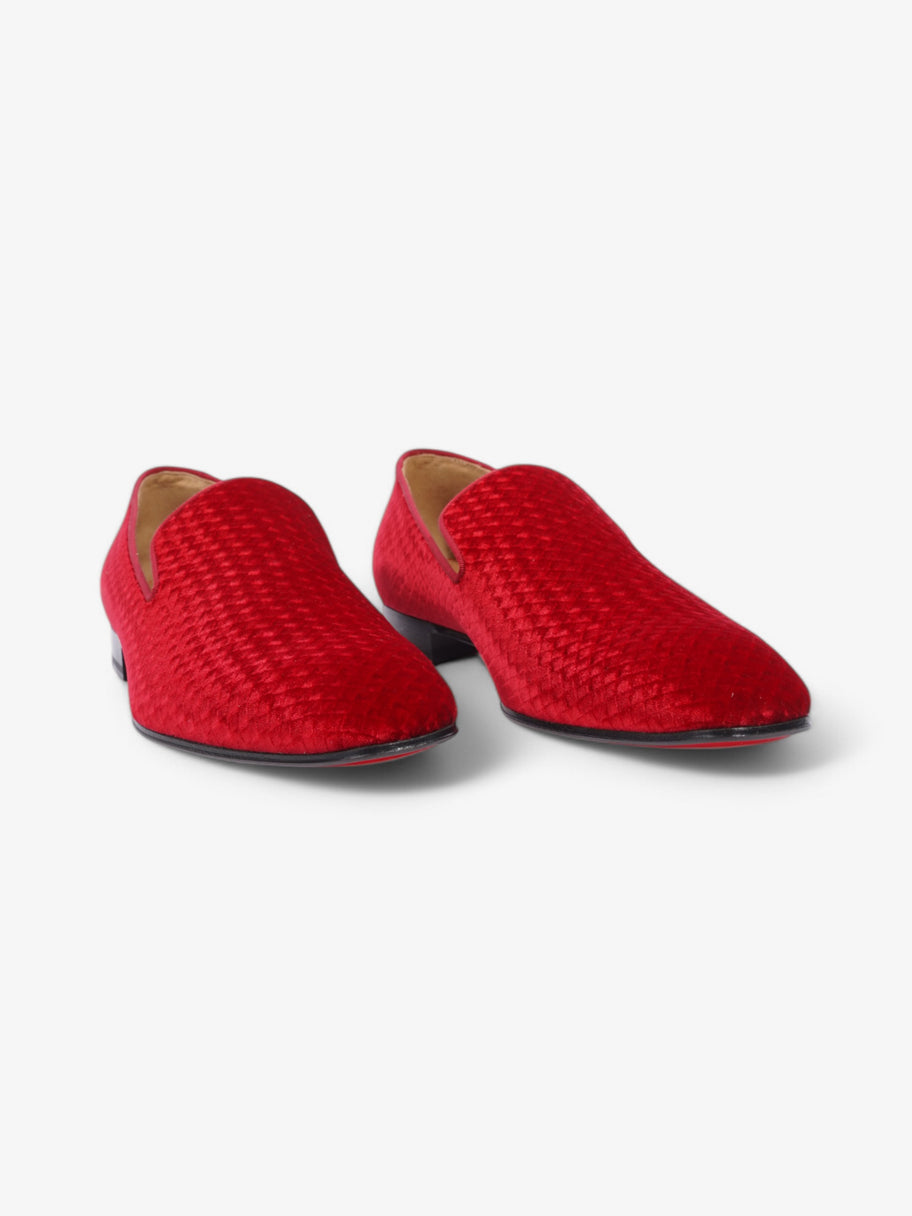 Christian Louboutin Dandelion Red Velvet EU 43 UK 9 Image 2