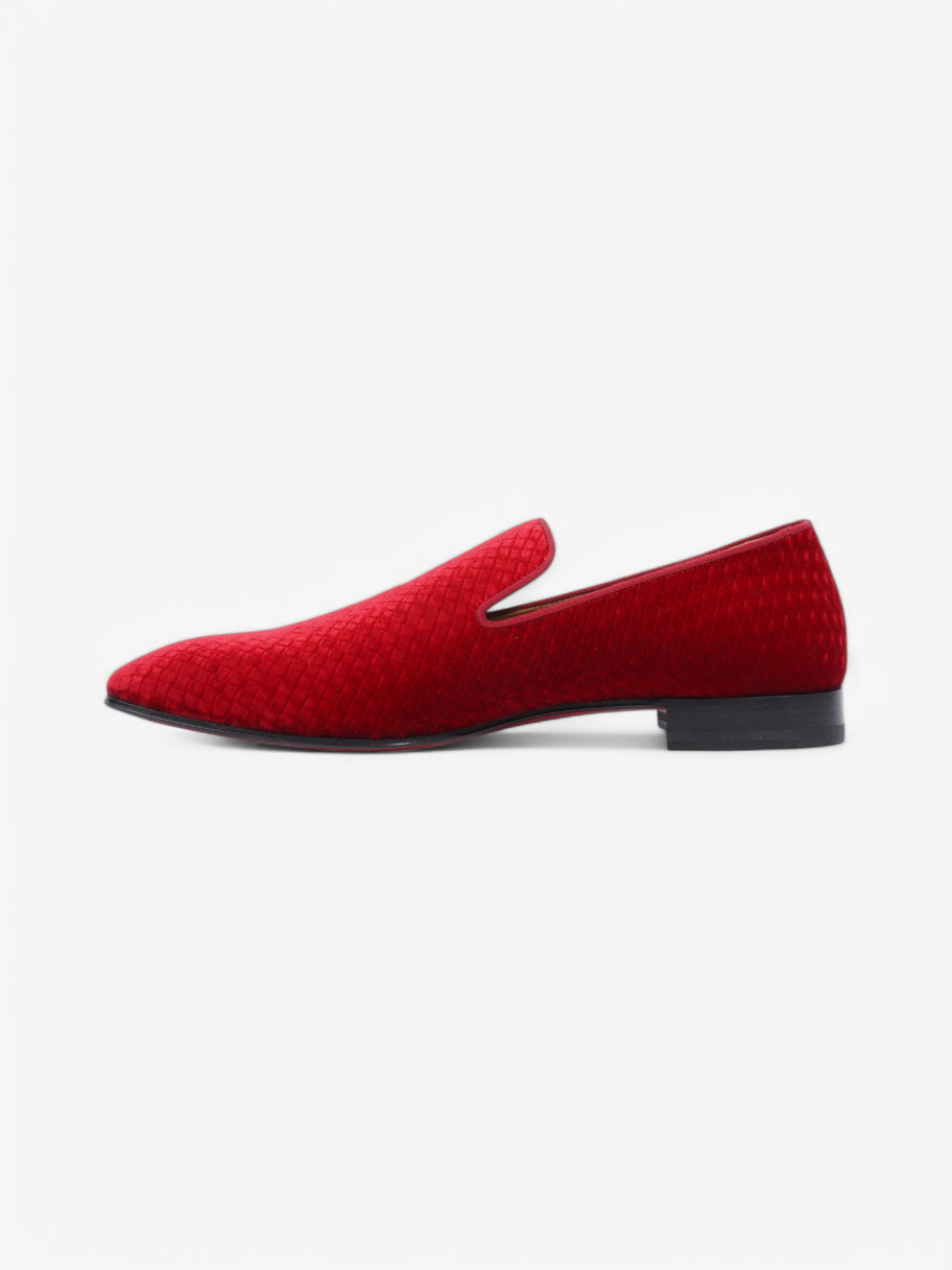 Christian Louboutin Dandelion Red Velvet EU 43 UK 9 Image 3