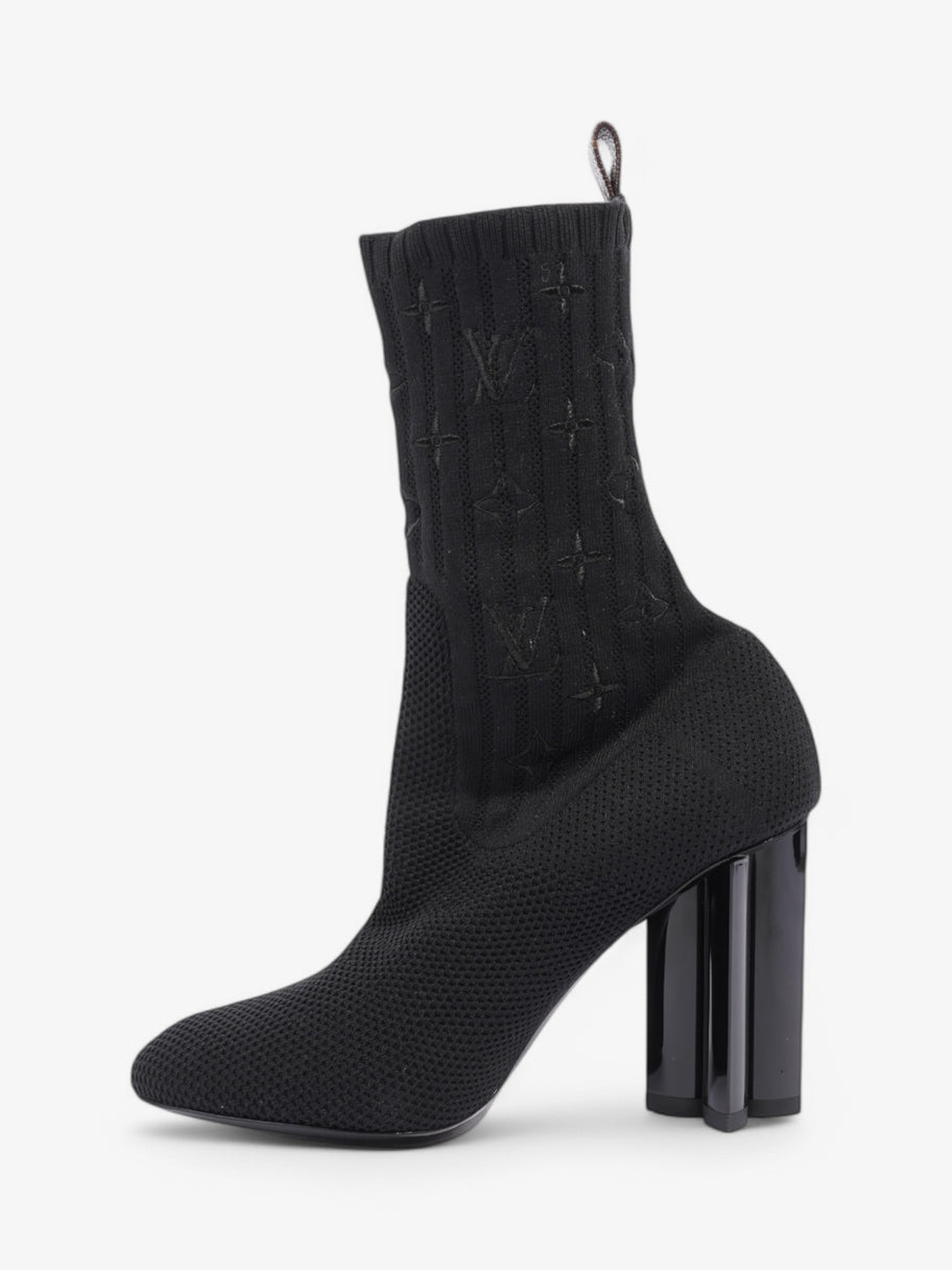 Louis Vuitton Silhouette Ankle Boots 90 Black Cotton EU 38 UK 5 Image 3