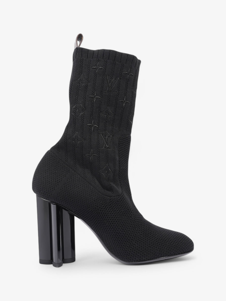 Louis Vuitton Silhouette Ankle Boots 90 Black Cotton EU 38 UK 5 Image 4