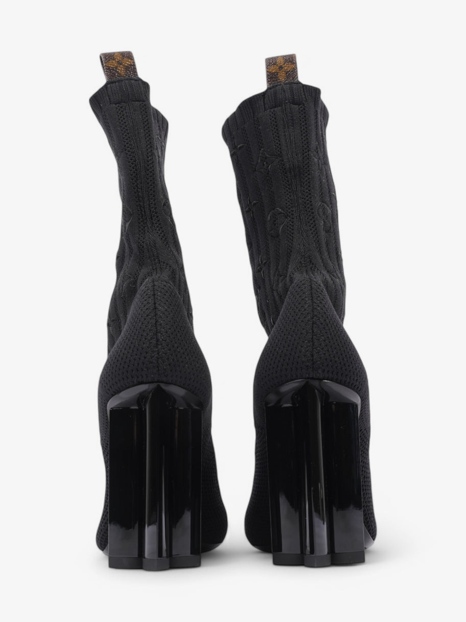 Louis Vuitton Silhouette Ankle Boots 90 Black Cotton EU 38 UK 5 Image 6