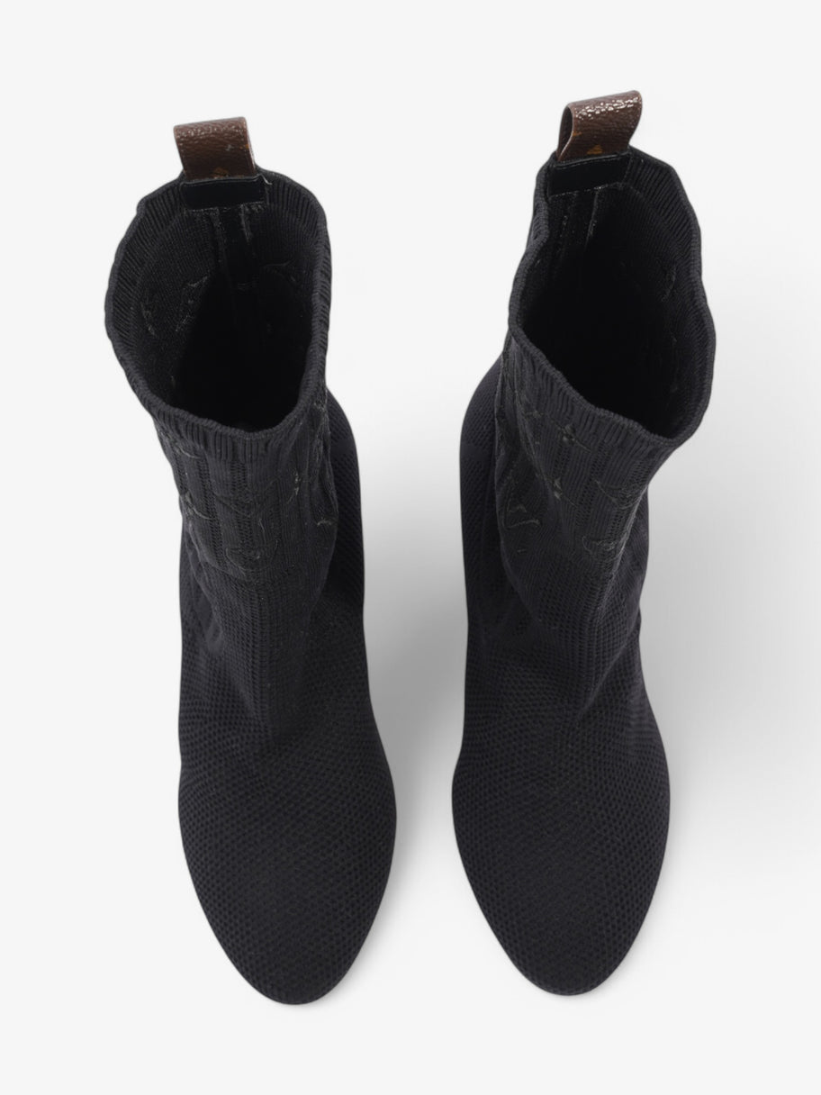 Louis Vuitton Silhouette Ankle Boots 90 Black Cotton EU 38 UK 5 Image 8