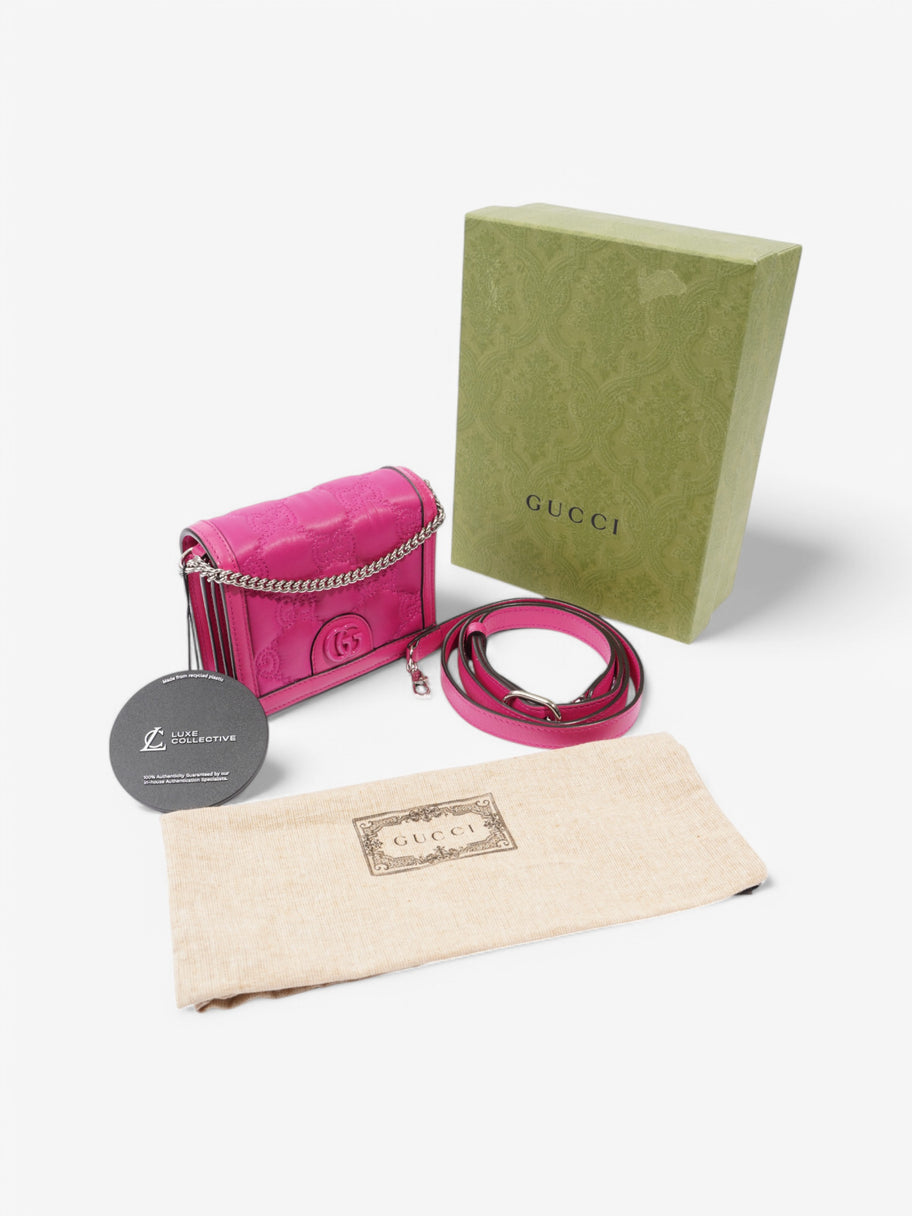 Gucci Lovely Bag Bright Pink Calfskin Leather Mini Image 9