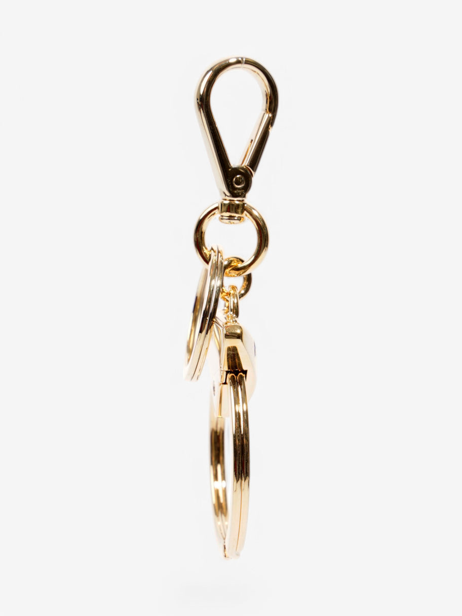Prada Key Ring Gold Base Metal Image 2