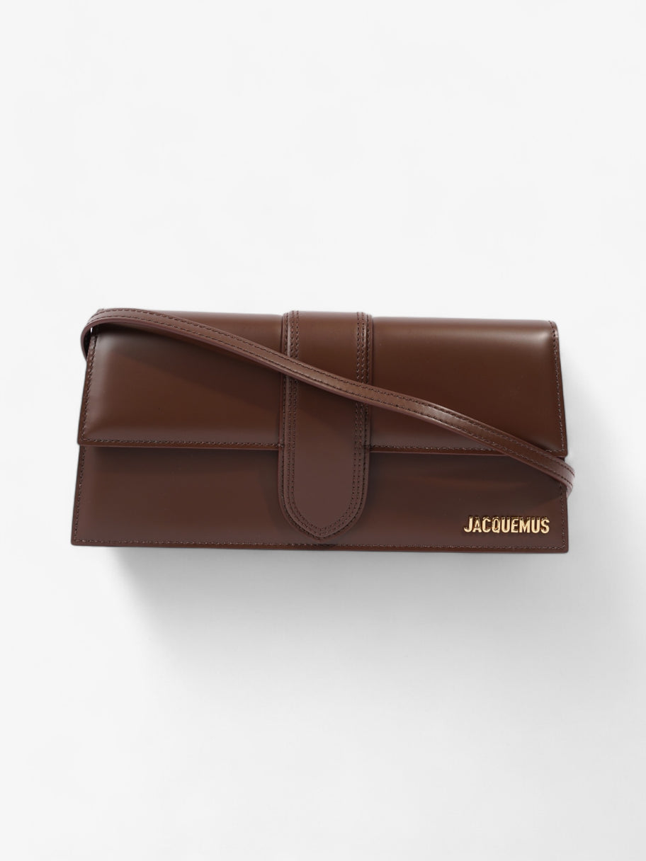 Jacquemus Le Bambino Long Brown Leather Image 1