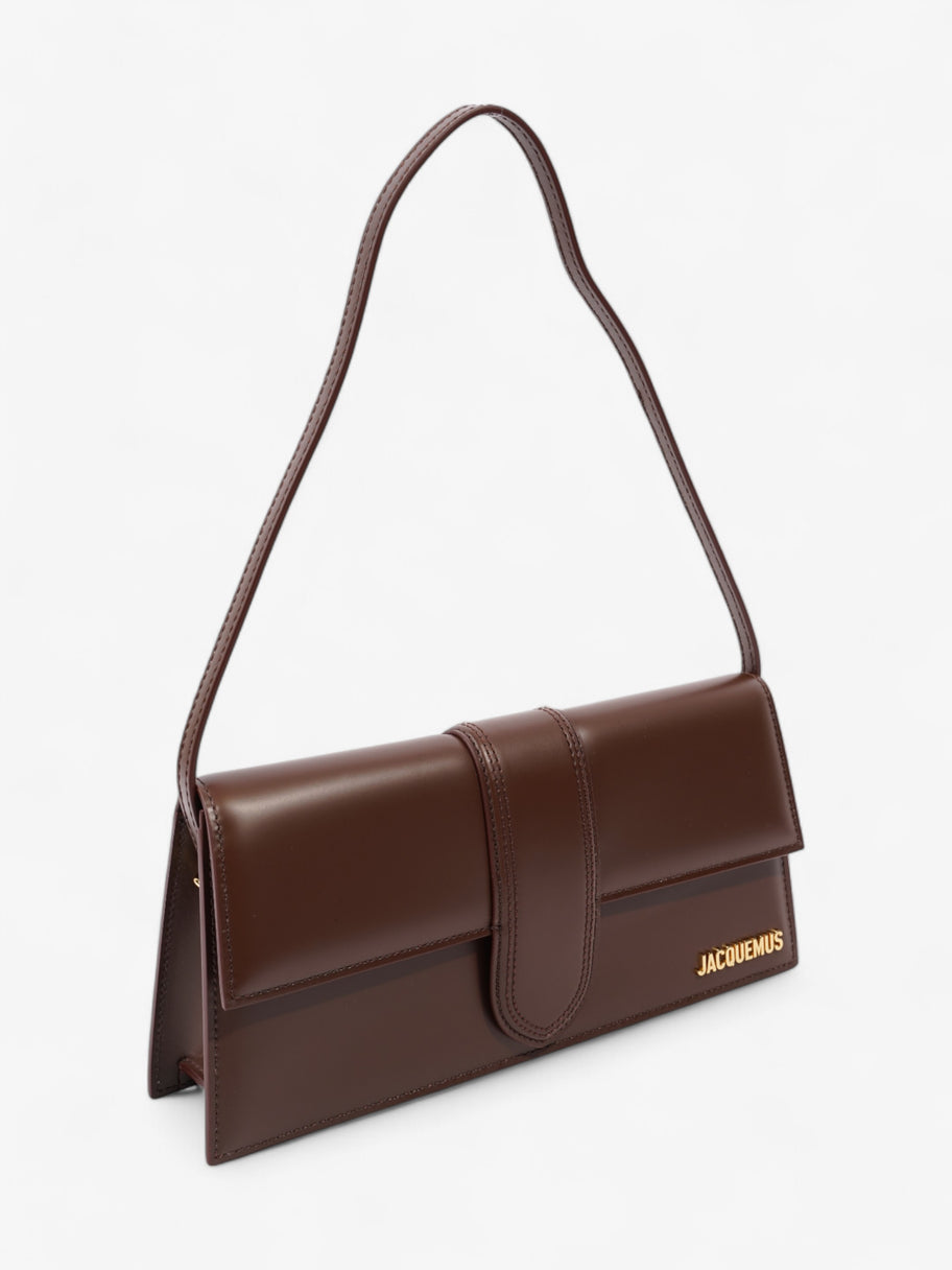 Jacquemus Le Bambino Long Brown Leather Image 3