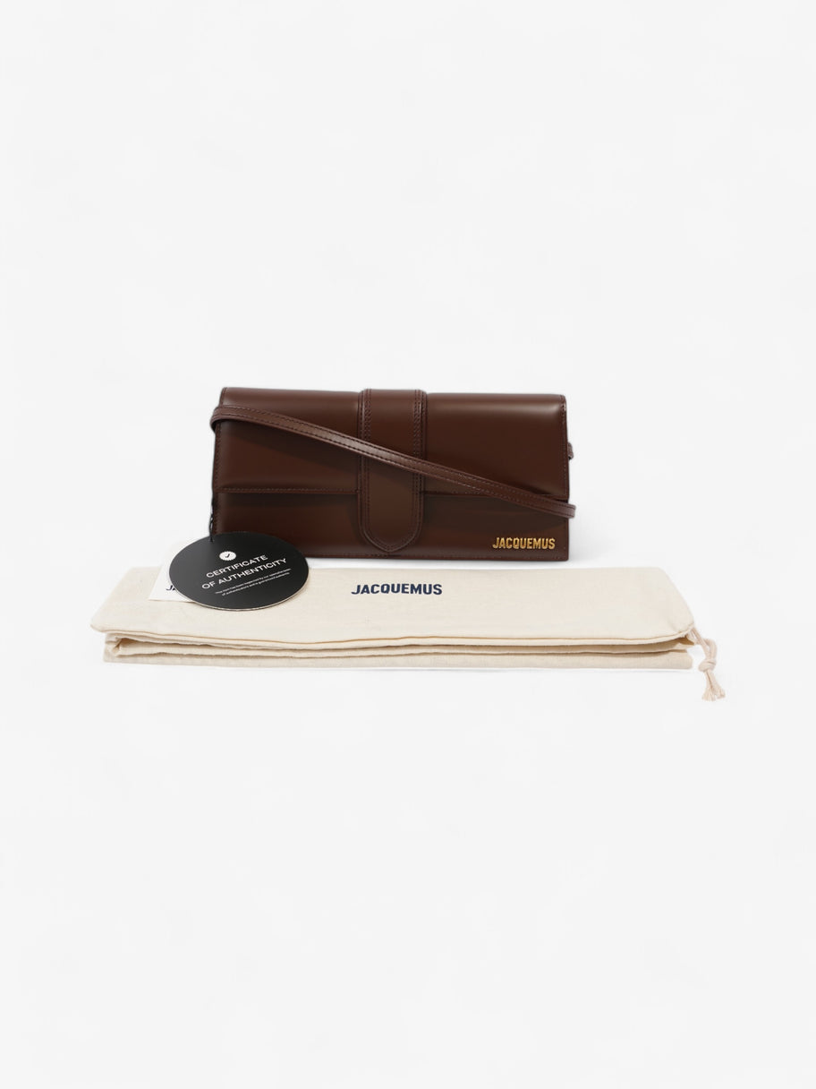 Jacquemus Le Bambino Long Brown Leather Image 10