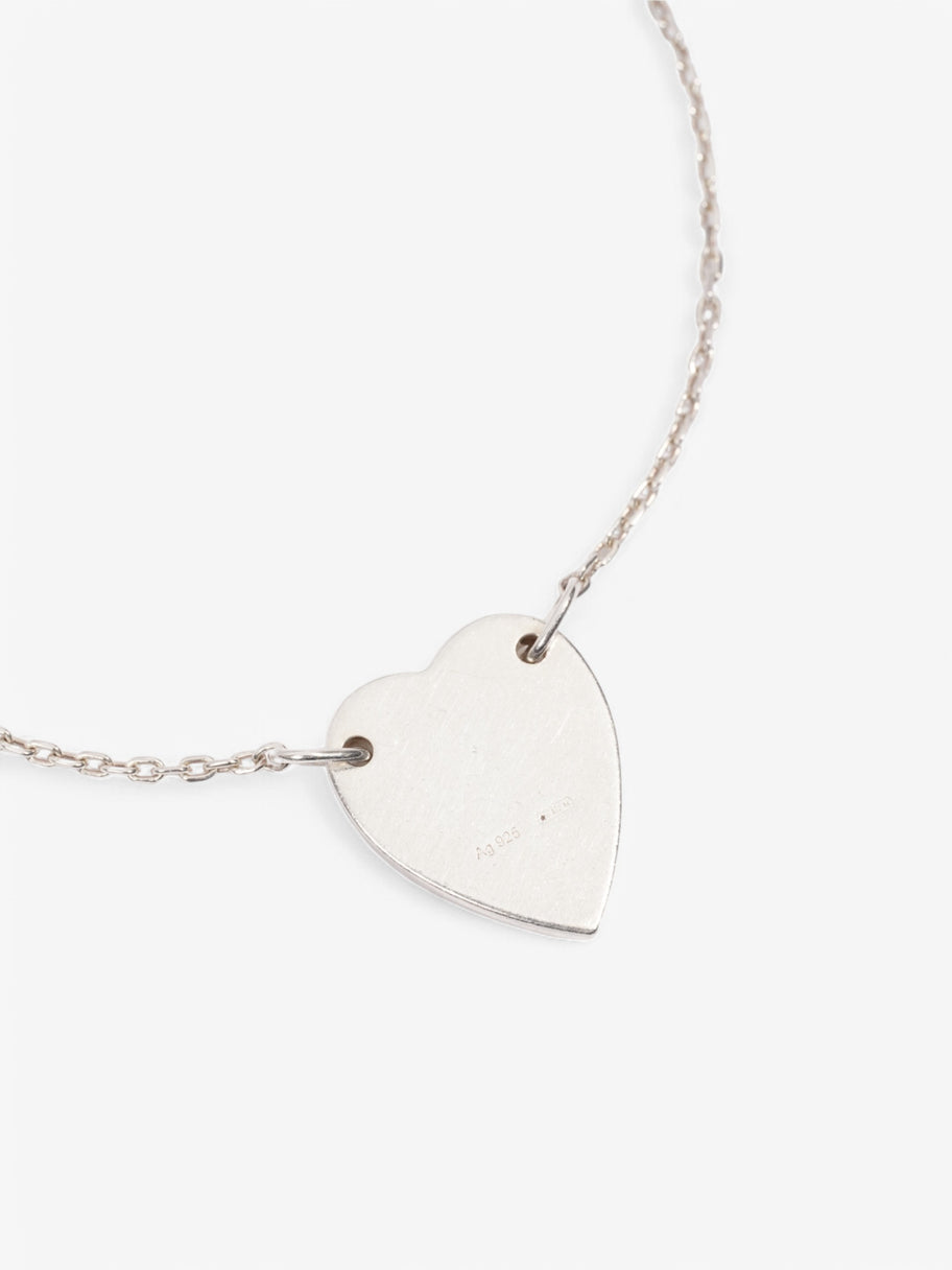 Gucci Trademark Heart Tag Bracelet Silver Silver Sterling Image 4